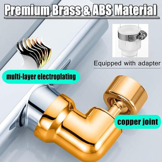 3 Modes. 360° Rotation. 1 Powerful Faucet