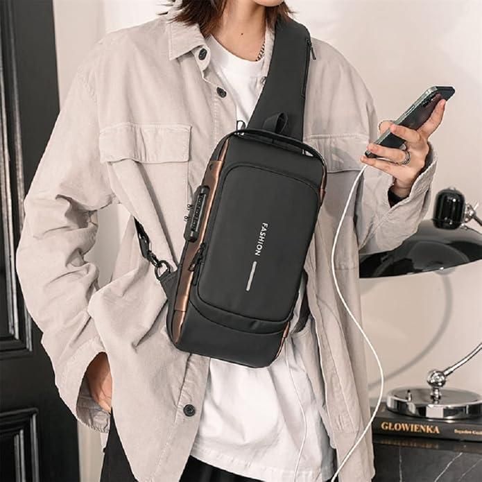 Sleek Anti-Theft Sling Bag