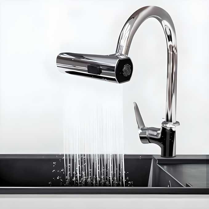 3 Modes. 360° Rotation. 1 Powerful Faucet